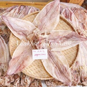 250gram (5 con) khô mực loại 18-20con/kg